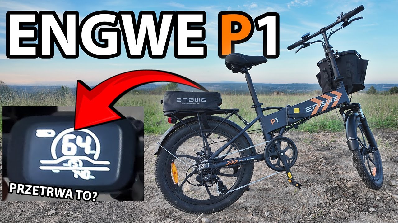 ENGWE P1 - Ukryty elektryk, którego przeniesiesz w jeden ręce (składa się) 🚨