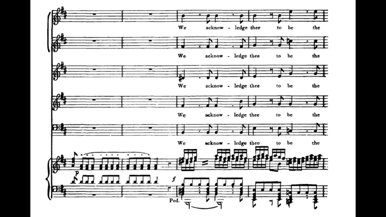 Händel: Dettingen Te Deum - I. We praise thee o God - Preston