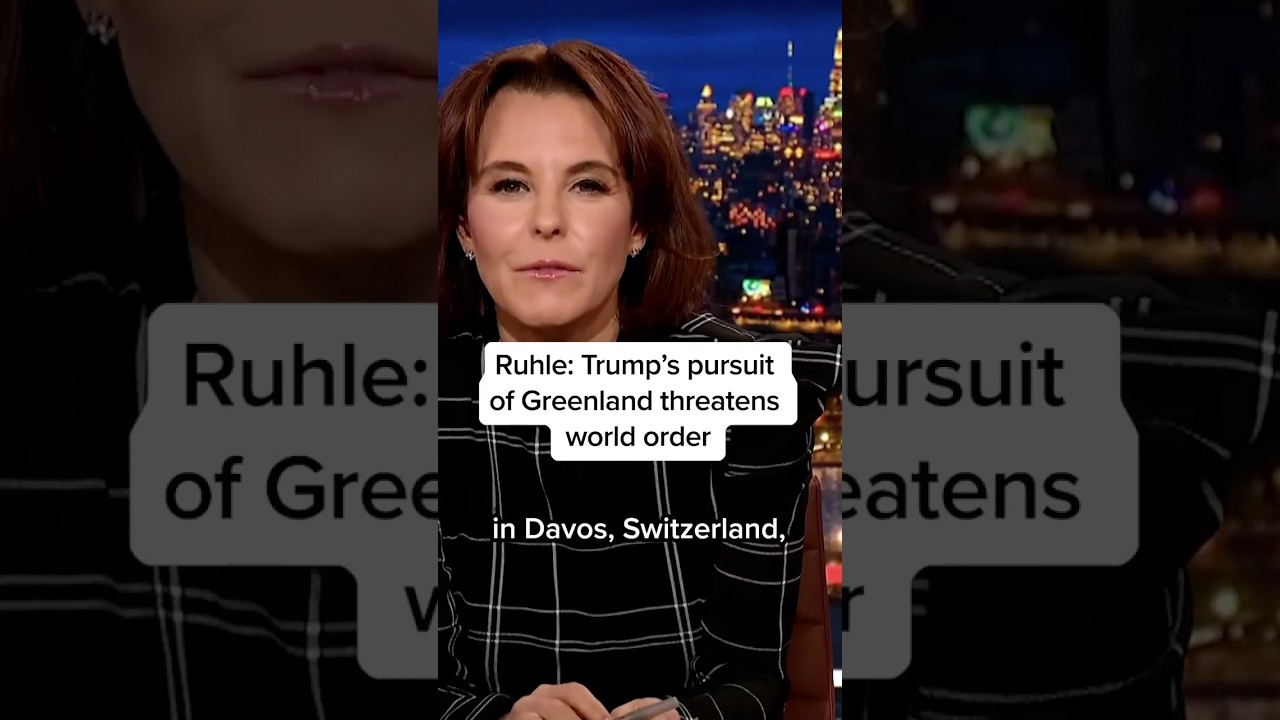 Ruhle: Trump's pursuit of Greenland threatens world order