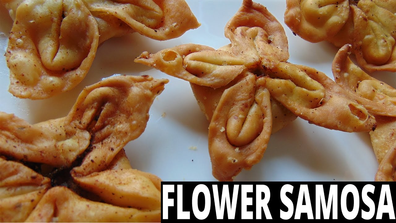 FLOWER SAMOSA | ALOO SAMOSA RECIPE IN DIFFERENT STYLE