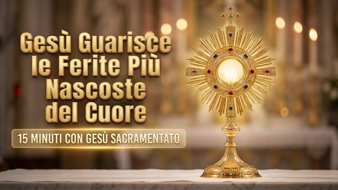 15 MINUTI CON GESU SACRAMENTATO - Gesù Guarisce le Ferite Più Nascoste del Cuore