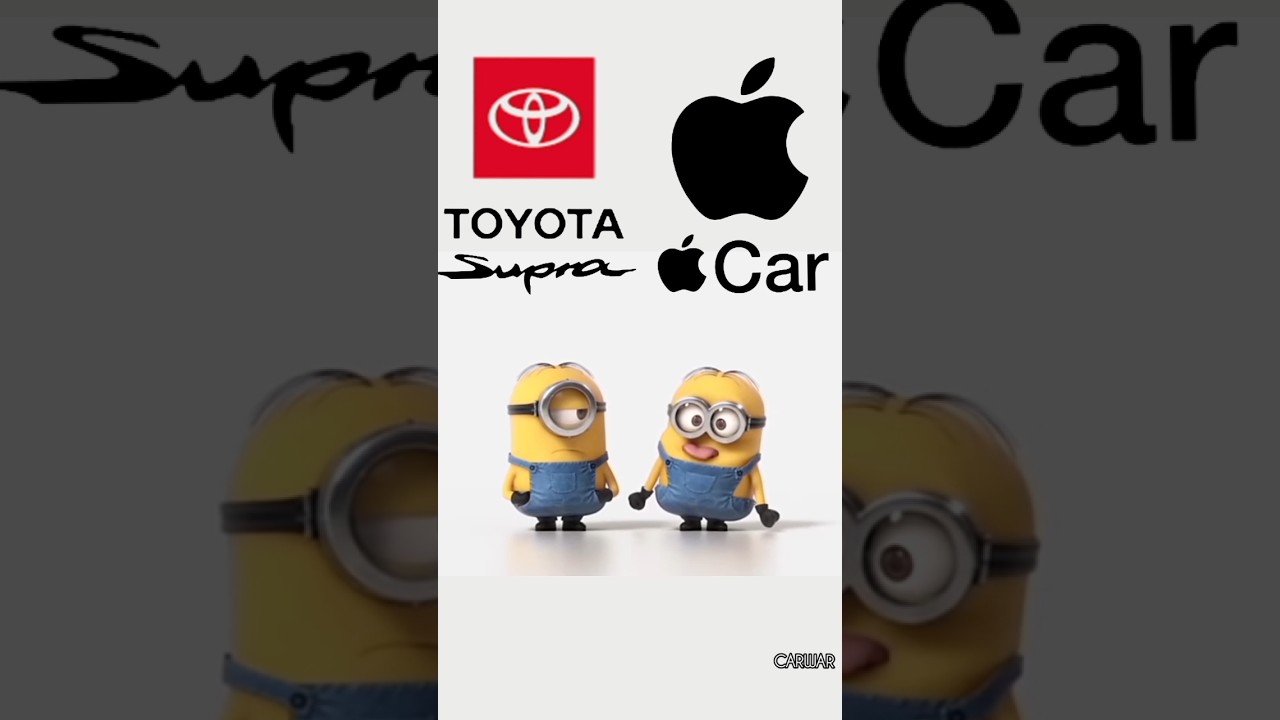 Apple car  vs  Toyota supra 