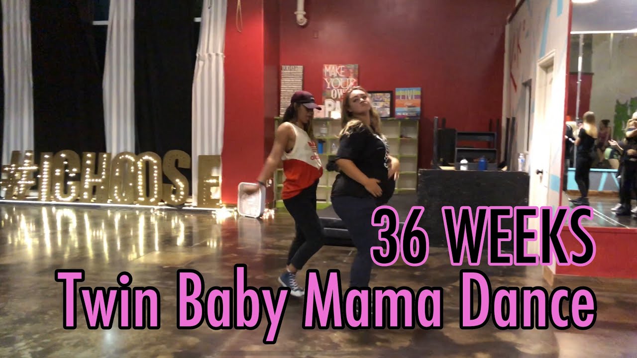 Twin Baby Mama Dance (36 Weeks Pregnant with Twins)