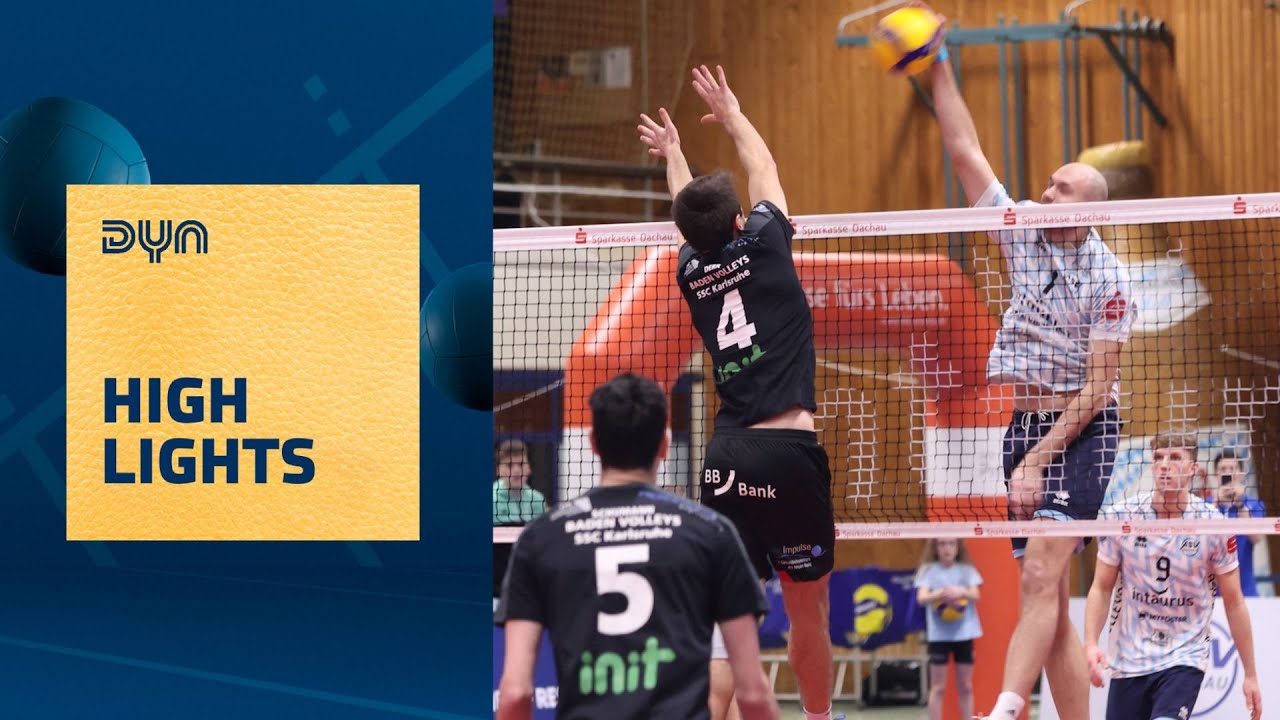 Highlights ASV Dachau vs. BADEN VOLLEYS SSC Karlsruhe