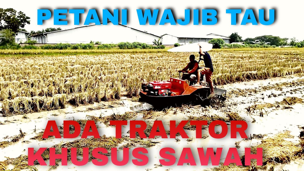 Cara Mudah Menggunakan Traktor Perahu untuk Mengolah Sawah
