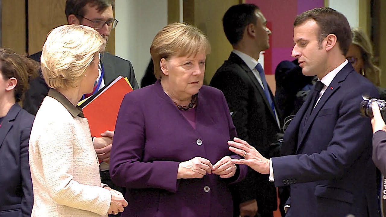 20.02.2020 - Angela Merkel, Ursula von der Leyen, Emmanuel Macron und alle anderen - EU-Sonderrat