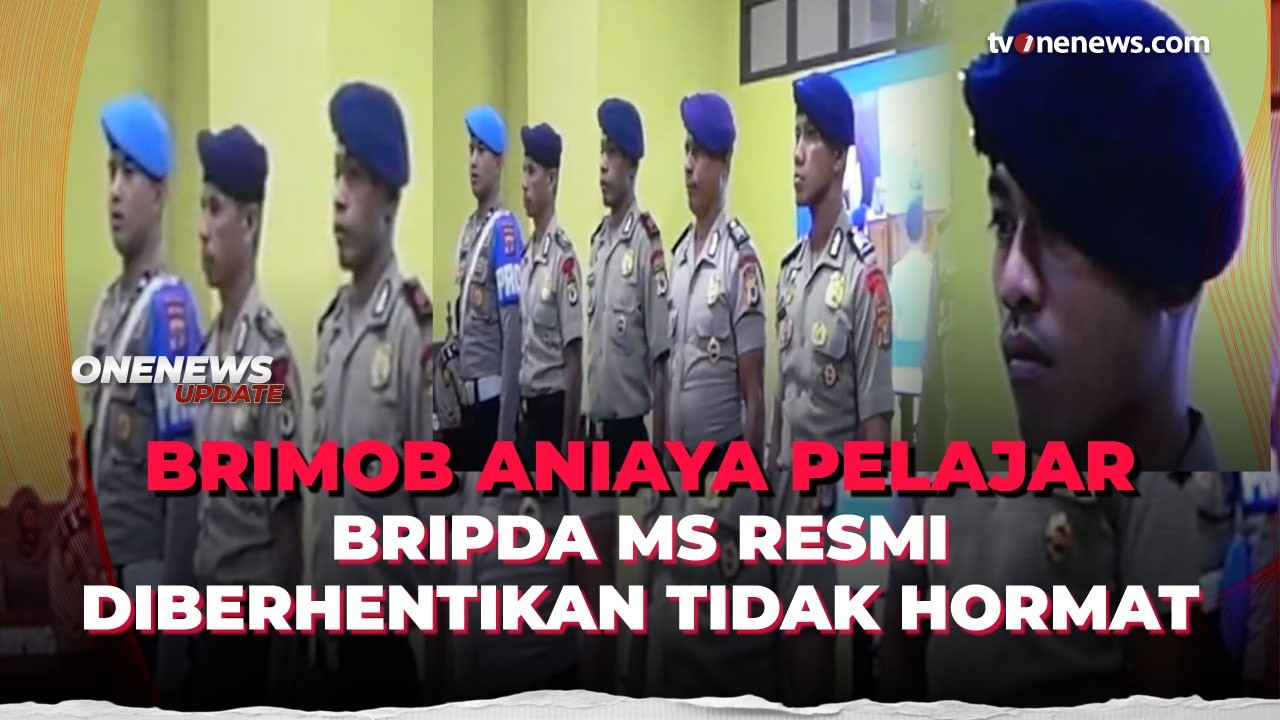 Terbukti Bersalah, Bripda MS Dipecat dari Polri | OneNews Update