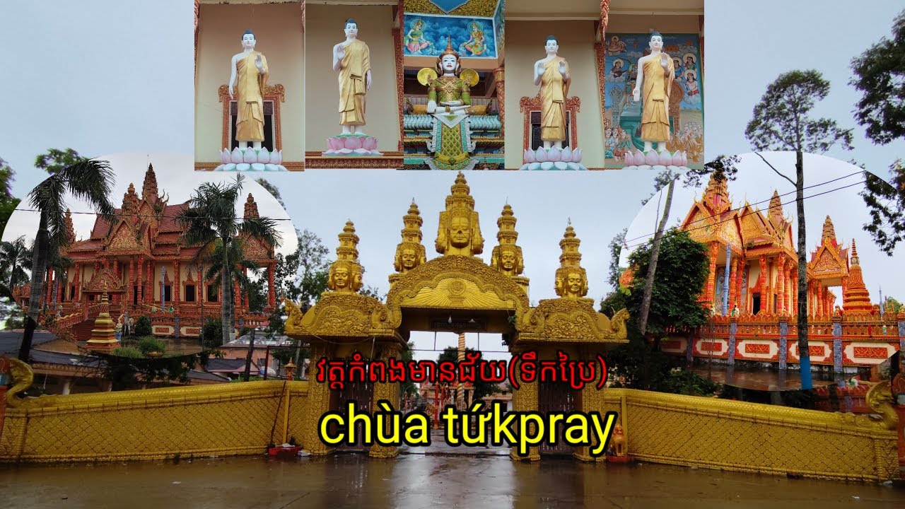 chùa tứkpray Long Phú sóc Trăng (cần Thơ)có kiến trúc rất đẹp