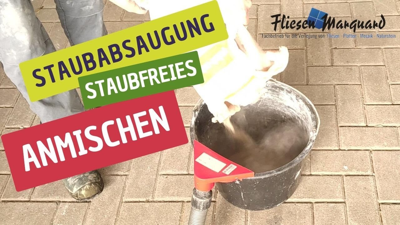 Mörtel ohne Staub: Wie du mit einer Staubabsaugung für Eimer deine Gesundheit schützt!