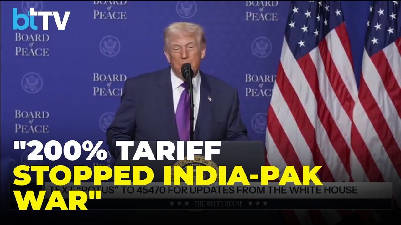 Trump Claims 200% Tariffs Forced India-Pak Peace, Preventing Millions Of Potential War Casualties