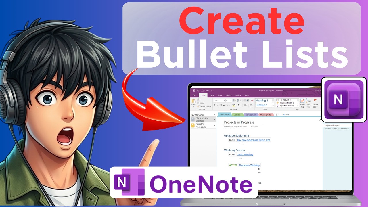 Как создавать маркированные списки в OneNote с помощью горячих клавиш (простое руководство)