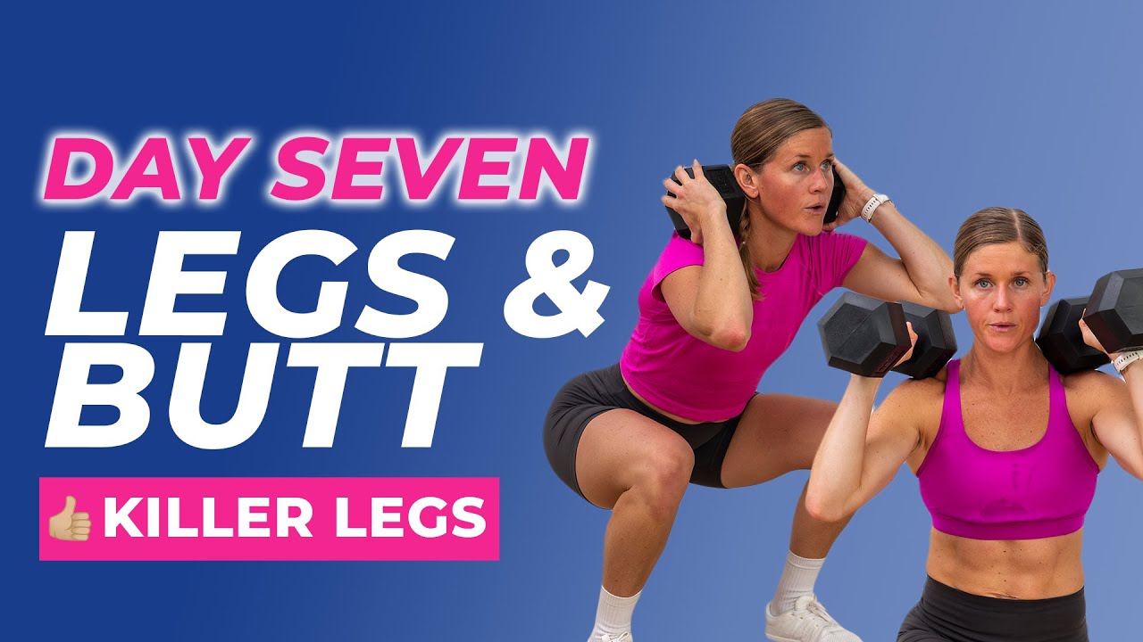 Perform 20 Day 7: 20-Minute Dumbbell Leg Workout (Glutes + Quads)