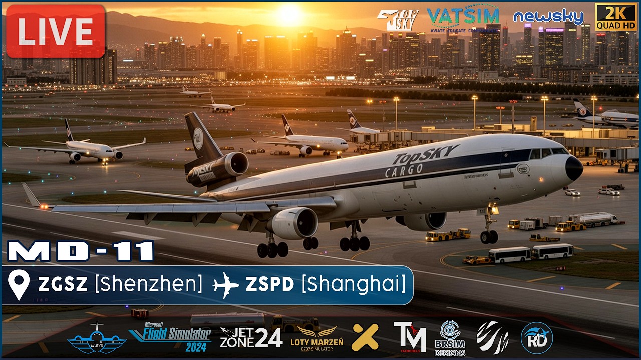 🔥 LIVE: MD-11 PO NOWEJ AKTUALIZACJI! Z Shenzhen do Szanghaju &ndash; czy w końcu lata jak marzenie?