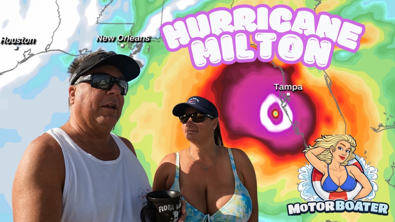 Motorboater rides out Hurricane Milton on our boat!