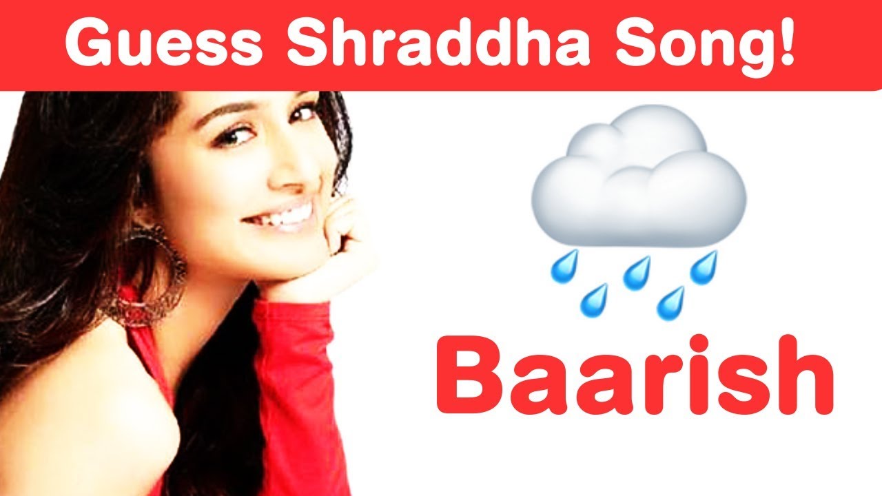 Shraddha Kapoor Songs Emoji Challenge! Guess Bollywood Songs