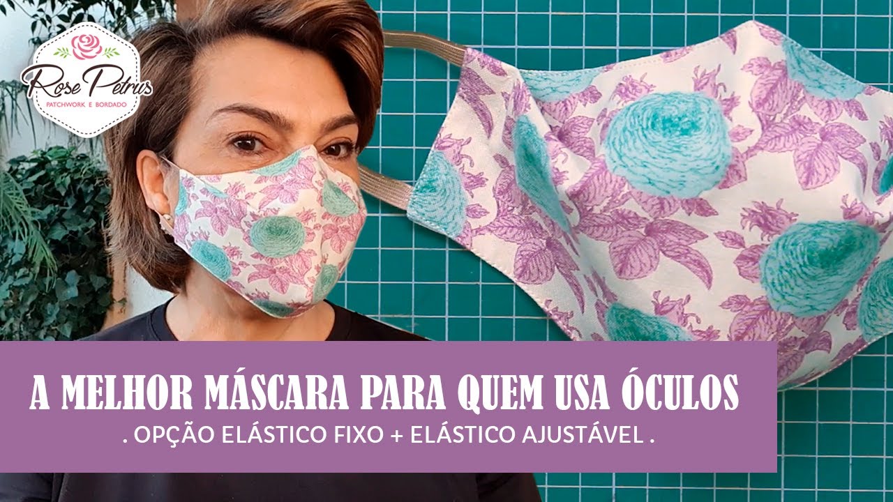 A MELHOR MÁSCARA PARA QUEM USA ÓCULOS!!!