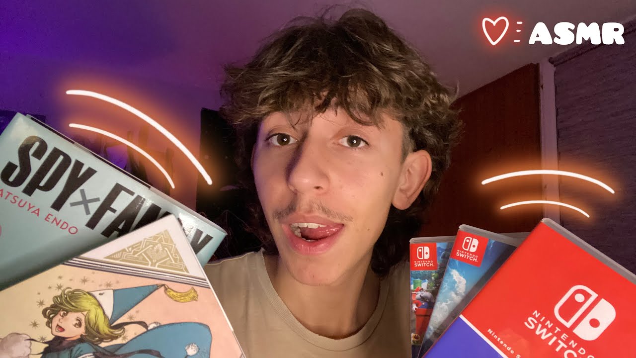 ASMR • UPDATE jeux ✨Nintendo Switch✨ + derniers manga 🤫💤