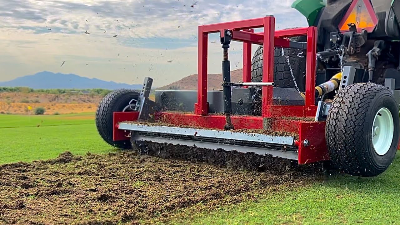 Sprigging, Aerating, De-Thatching, Verti-Cutting Tee Box (PTO-60)