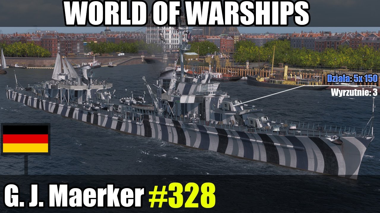 World of Warships - Om&oacute;wienie okrętu G. J. Maerker