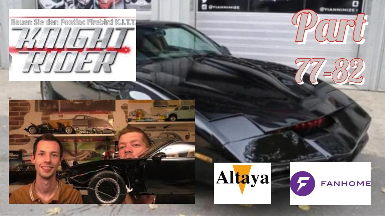 Altaya/Fanhome Knight Rider Part 77-82 Erklärung Scheinwerfer Einbau und Erweiterung der Front