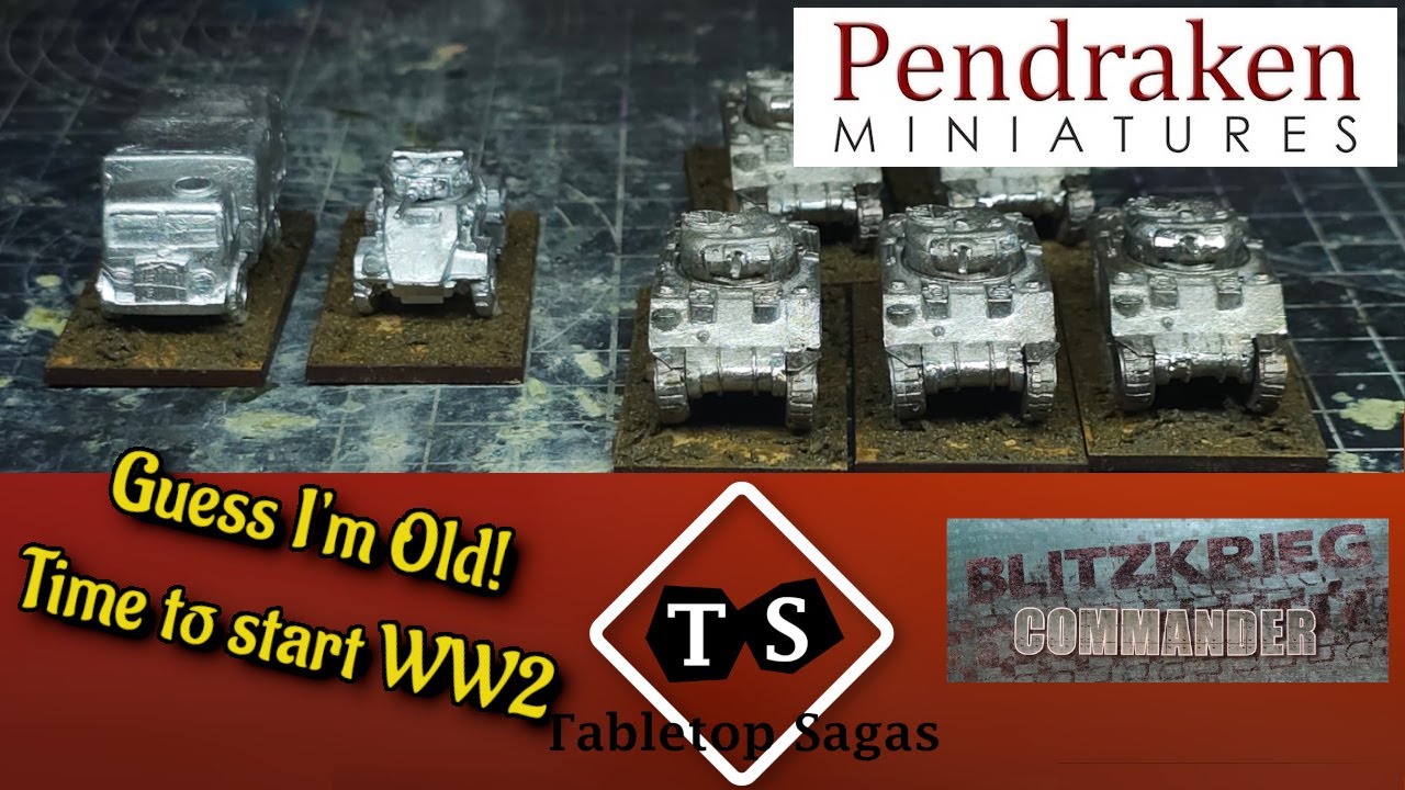 I'm finally old, time to start WW2! - Pendraken 10mm British