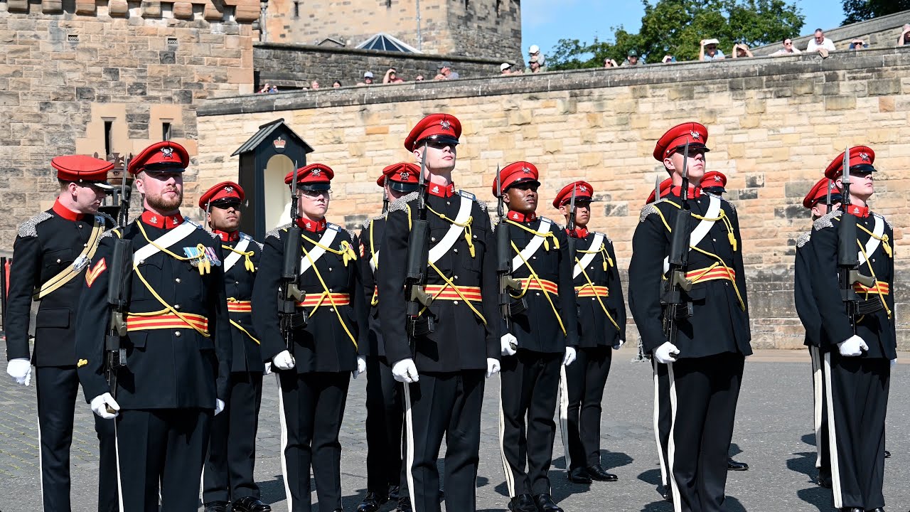 Surprised and impressed! Seeing who guards The Crown of Scotland at Edinburgh Castle today.