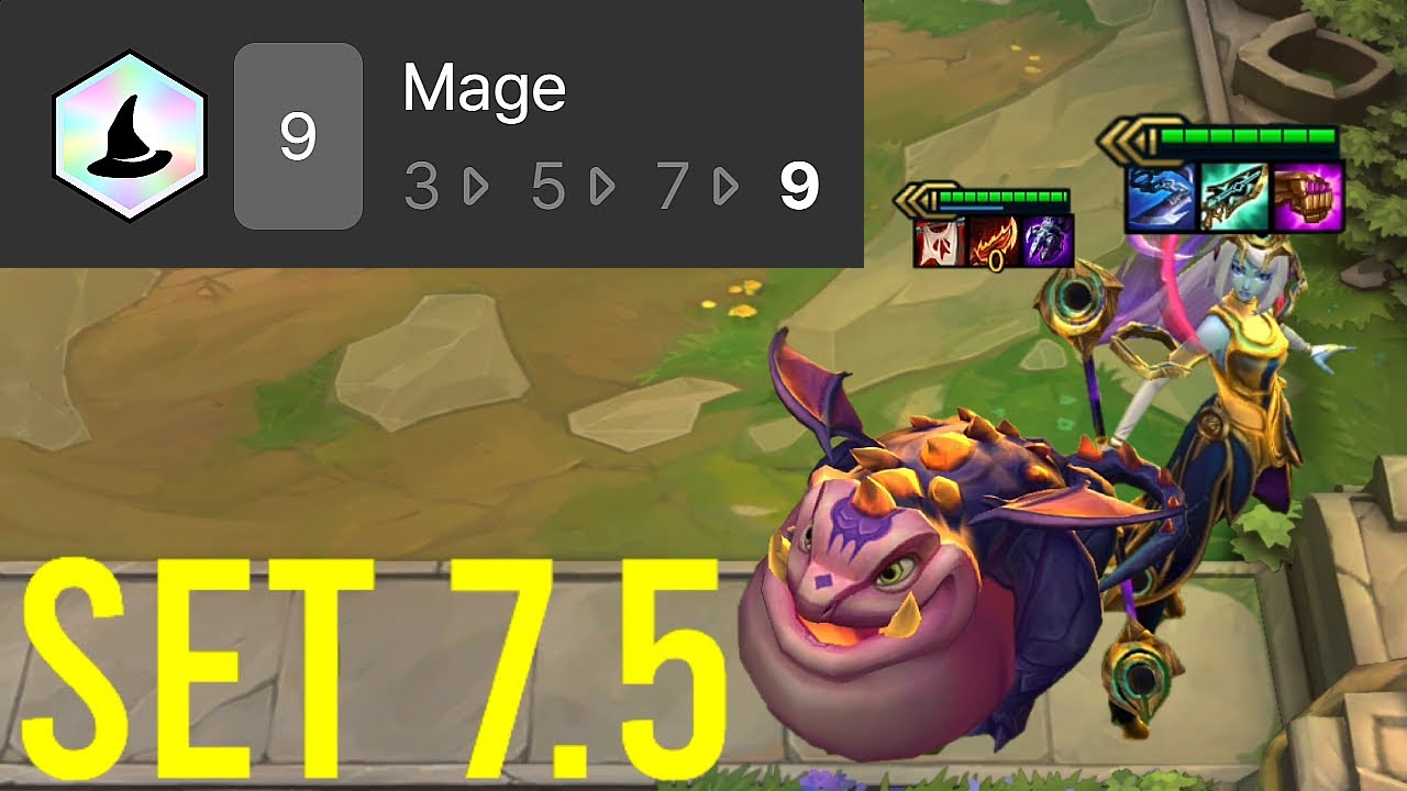 3 Star Lux and 3 Star Nomsy with 9 Mages?! TFT Set 7.5