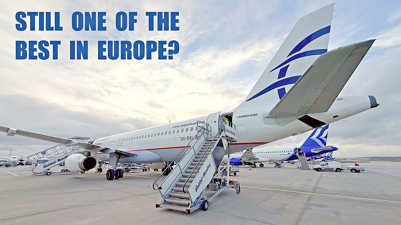 4K | TRIP REPORT | Aegean Airlines [Economy Class] Airbus A320-200 | BEG-ATH | A3977