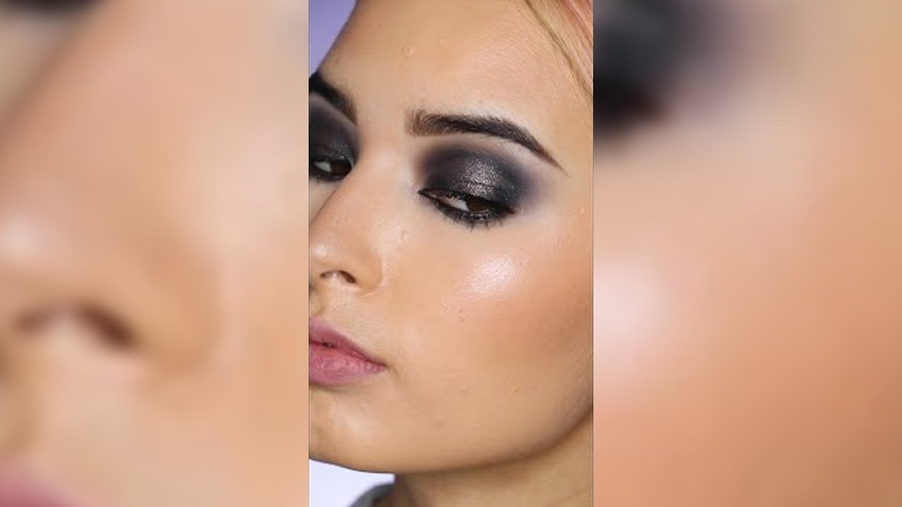 Smokey Eye Negro Para Ojos Pequeños Paso A Paso