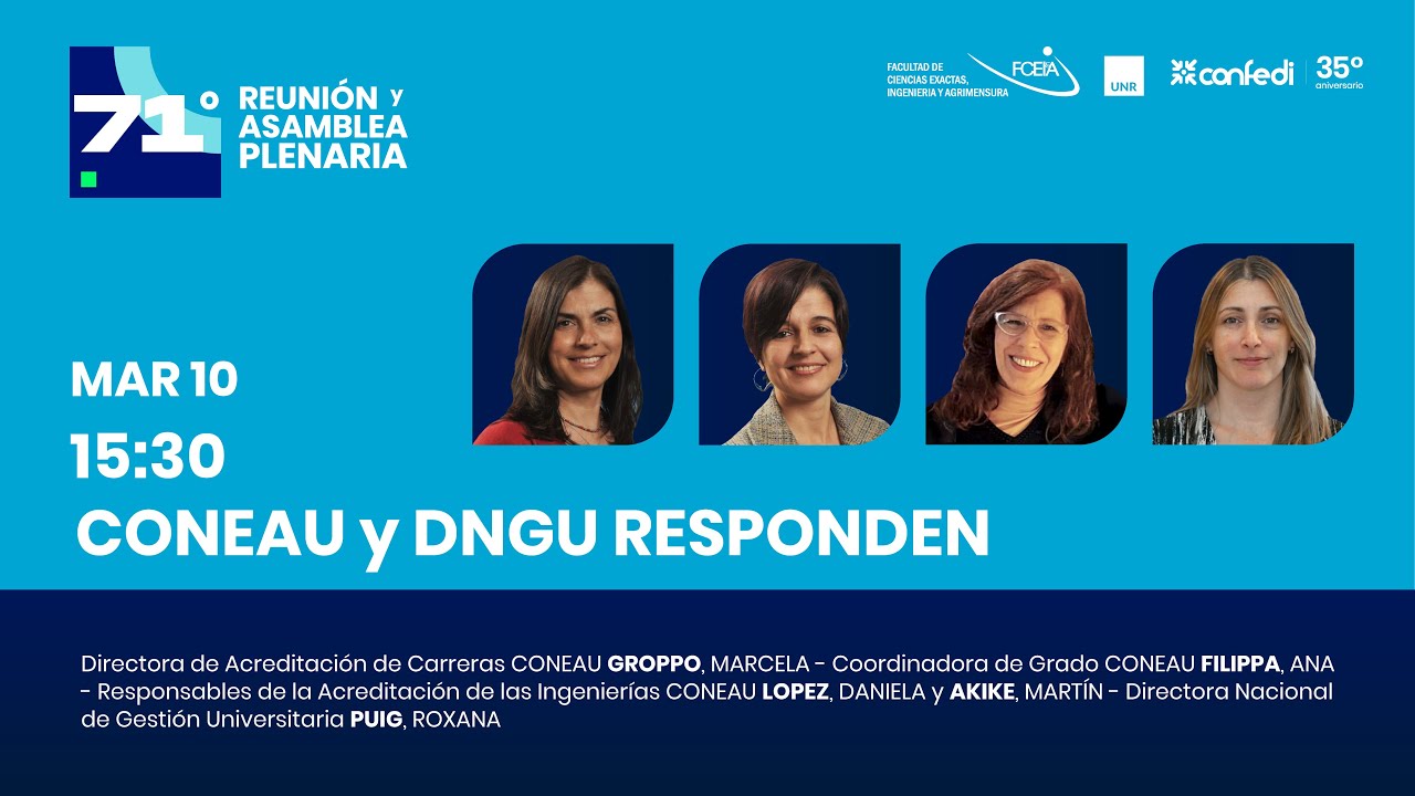 71 Asamblea Plenaria CONFEDI -  D&iacute;a 1