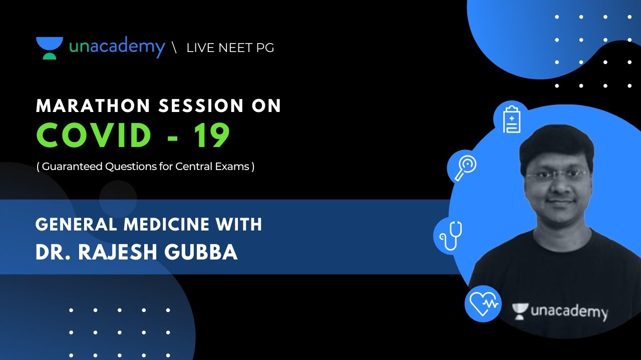 COVID-19 | Must Know Questions in Medicine for Central Exams | Dr. Rajesh Gubba