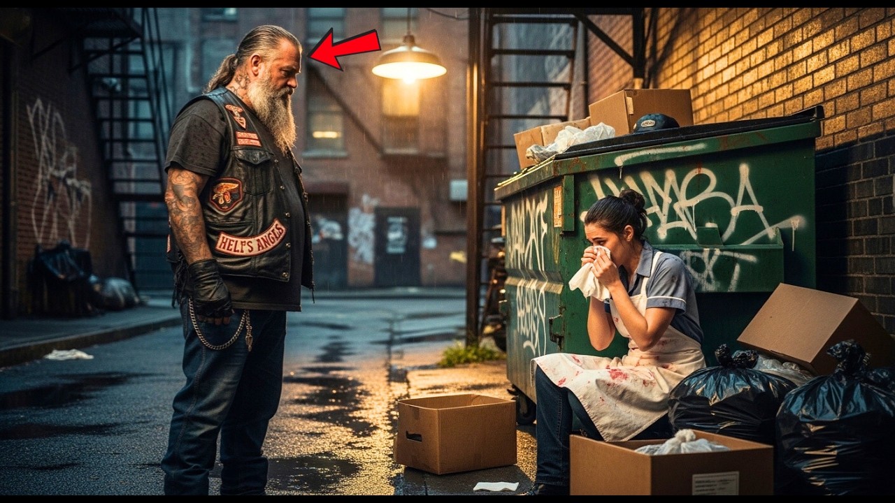 Biker Caught Waitress Crying Behind Dumpster — What He Discovered Mobilized 200 Bikers