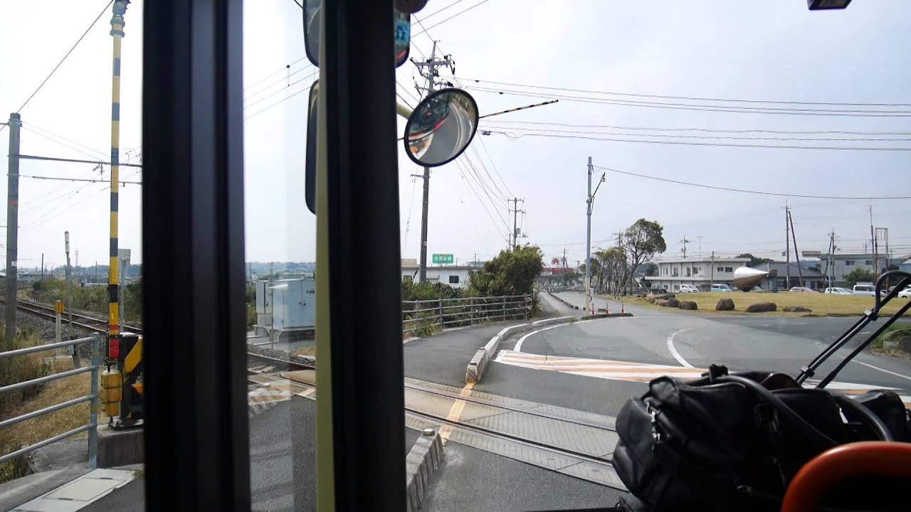 【前面展望】サンパークあじす～宇部中央～宇部新川駅【宇部市交通局・東13系統_日本縦断中】