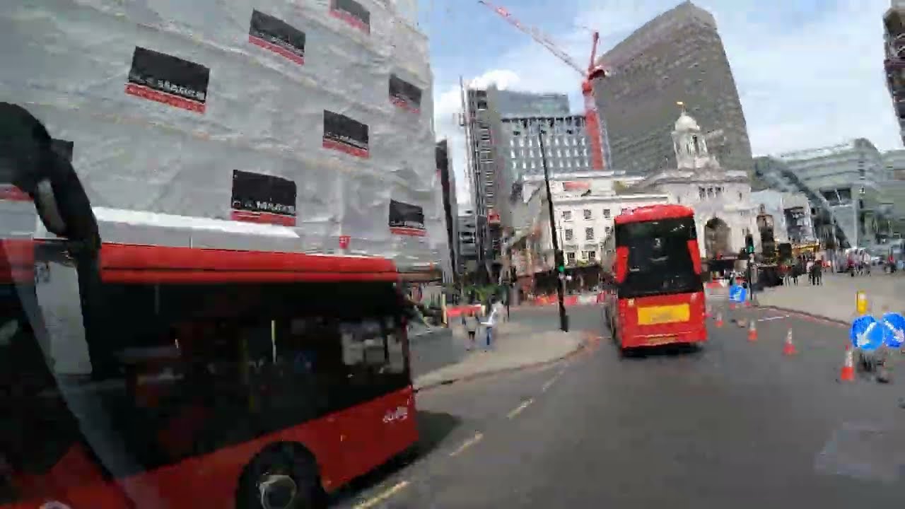 London Victoria Station to Heathrow Airport TIMELAPSE by bus