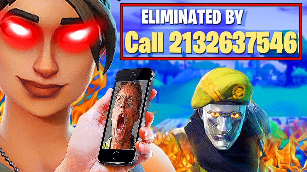 I put my REAL NUMBER in Fortnite Name! *GONE BAD*