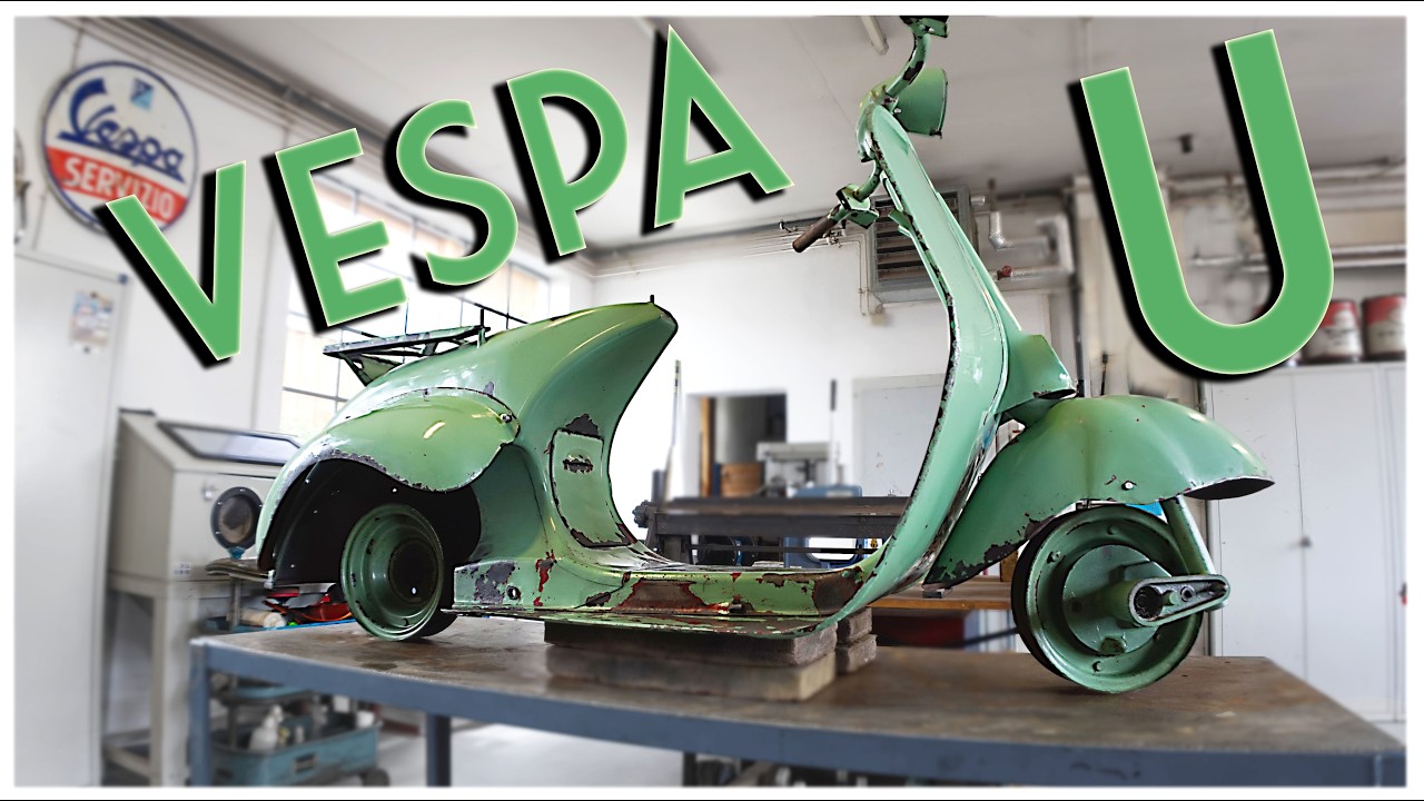 Vespa U Karosseriearbeiten & Patinalackierung | Utilitaria the rarest Vespa model | seltener als V98