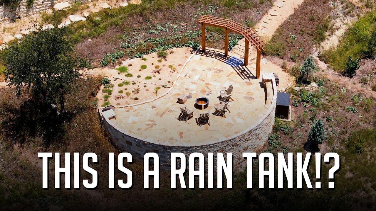 We Built a Hidden 60,000-Gallon Rain Tank (HOA Approved!)