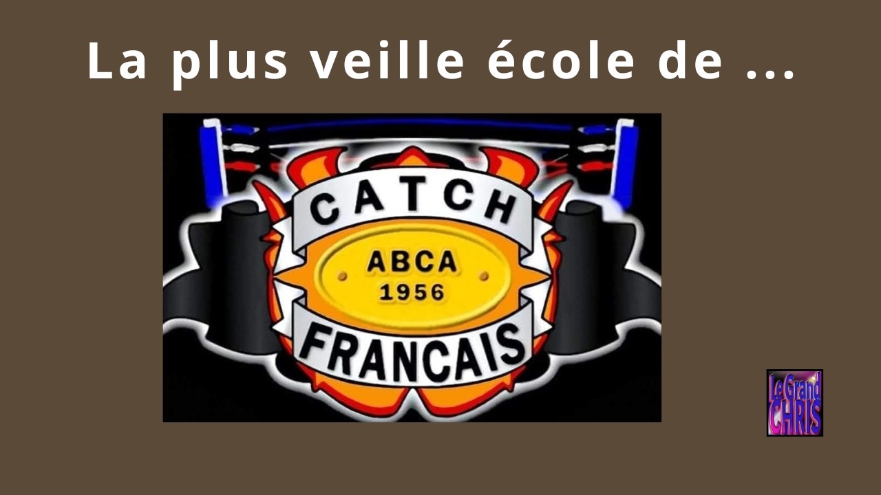 Bienvenue dans le monde du catch 