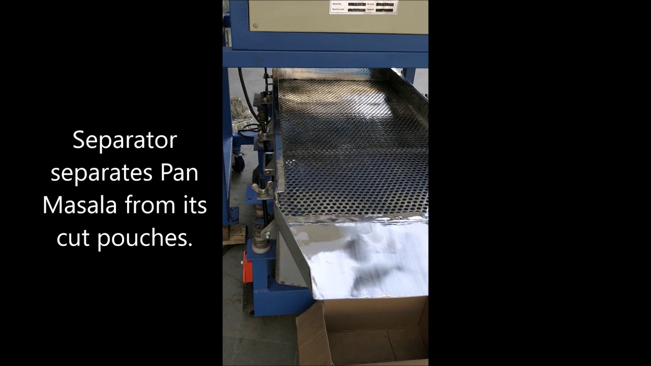 Pouch Cutter / Pouch Shredder for Pan Masala by Thermocare Industries Limited