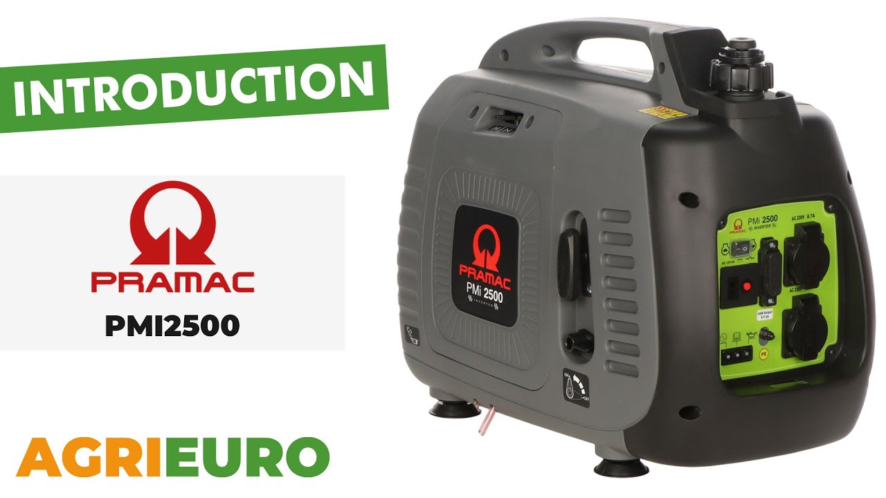 Pramac PMi2500 - Portable silenced inverter power generator 2.3 kW - Presentation