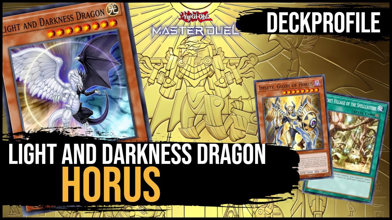*LIGHT AND DARKNESS HORUS* - CARO POREM EFICIENTE | Yu-Gi-Oh! Master Duel