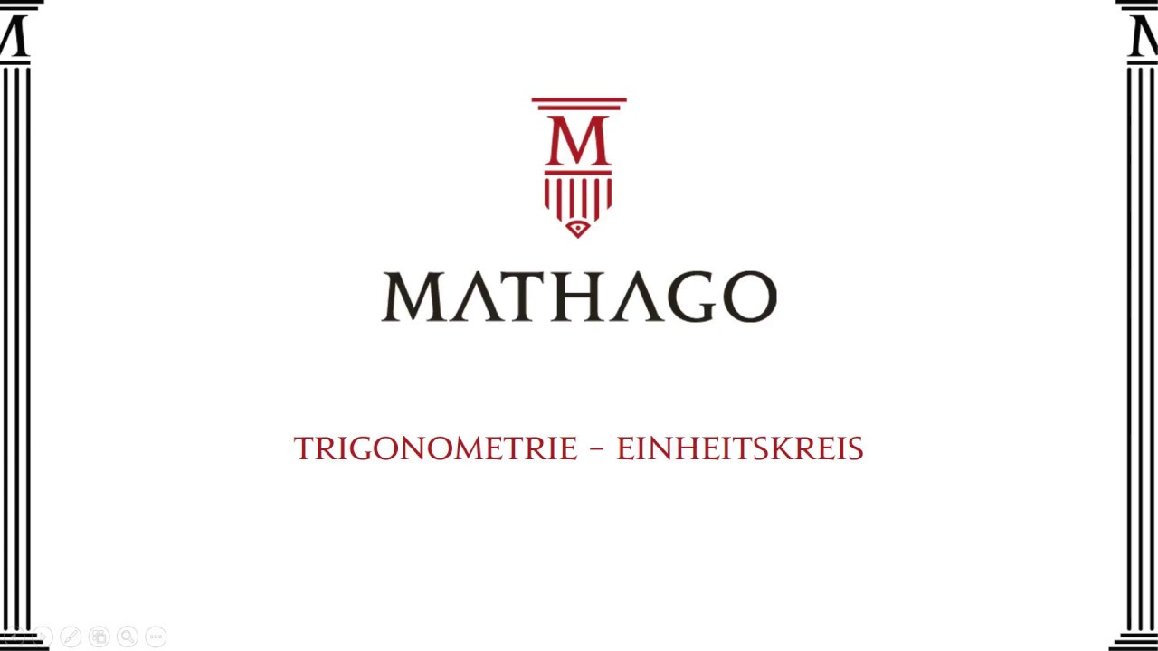 Trigonometrie Einheitskreis - Mathago