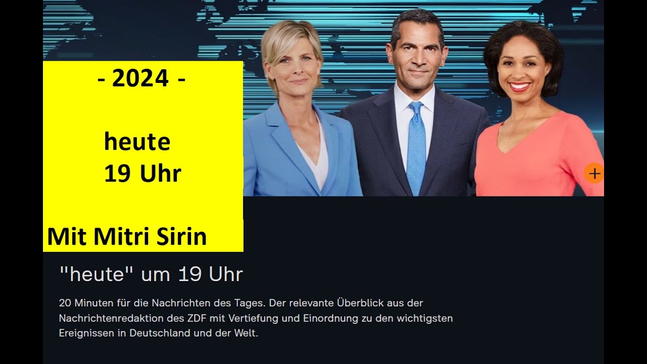 heute - 2024 - 25.09.2024 - 19 Uhr - Abgang bei #Gr&uuml;nen #Israel - Mitri Sirin #Nachrichten #Politik