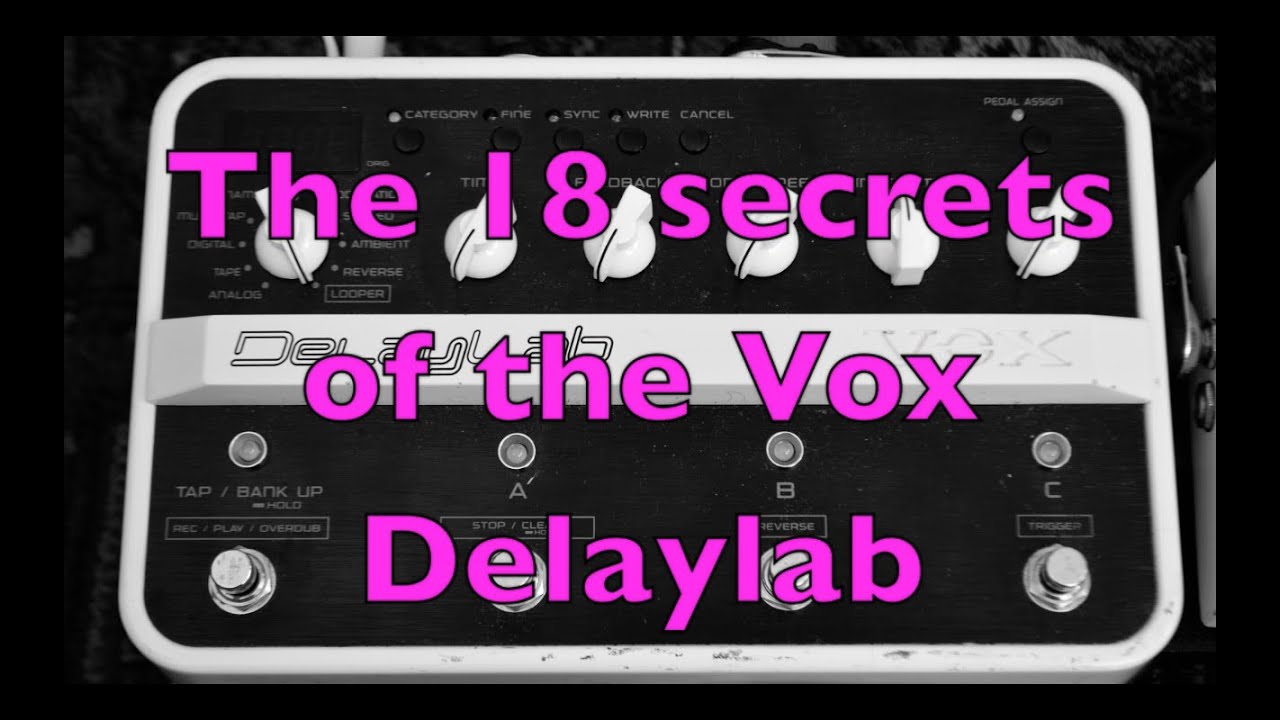 The 18 secrets of the Vox Delaylab