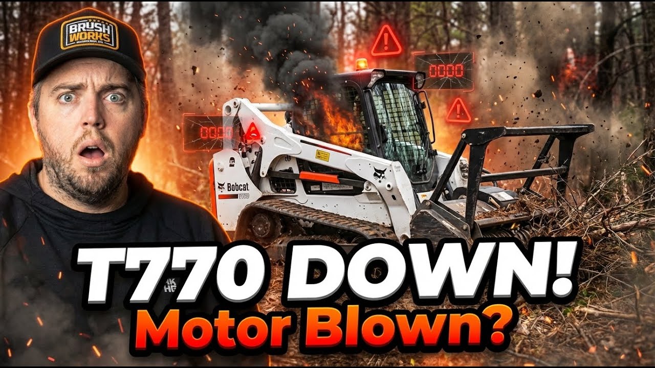 Motor Blown!? This Could Be the End of Our Bobcat T770!