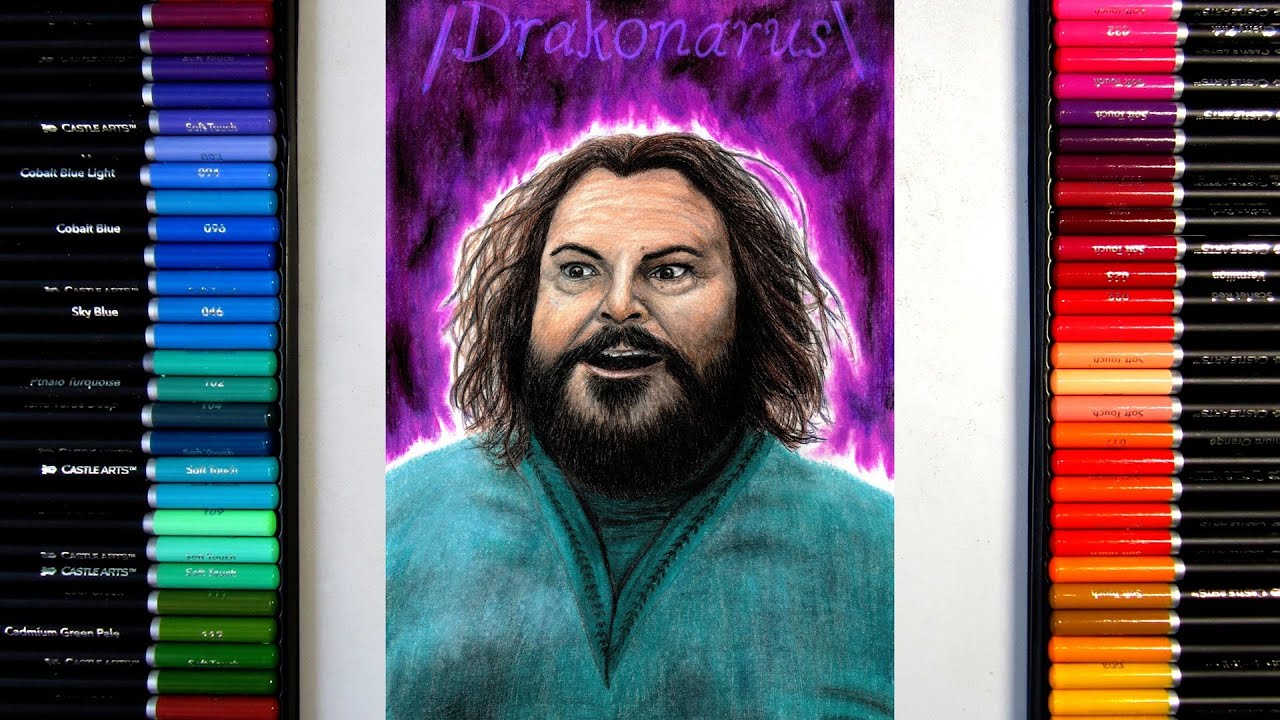 Drawing Steve (Jack Black) - A Minecraft Movie [4K/UHD] - Drakonarus