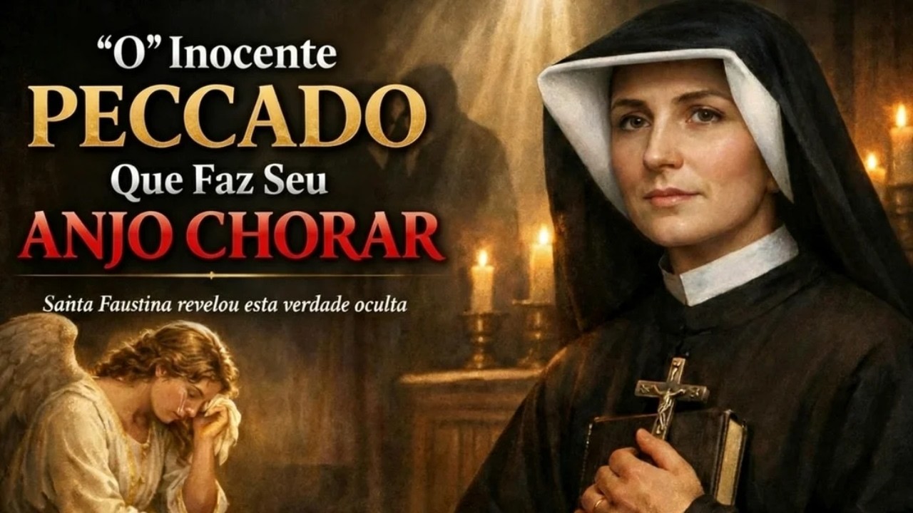 O pecado “inofensivo” que faz seu Anjo da Guarda chorar (Revelado por Santa Faustina)