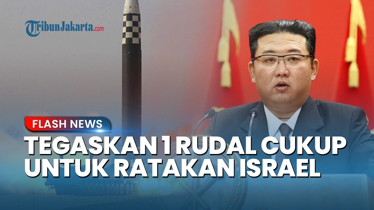 Kim Jong-Un Pasang Badan Bela Iran Lawan AS-Zionis, Sebut Satu Rudal Cukup Hapus Israel dari Peta