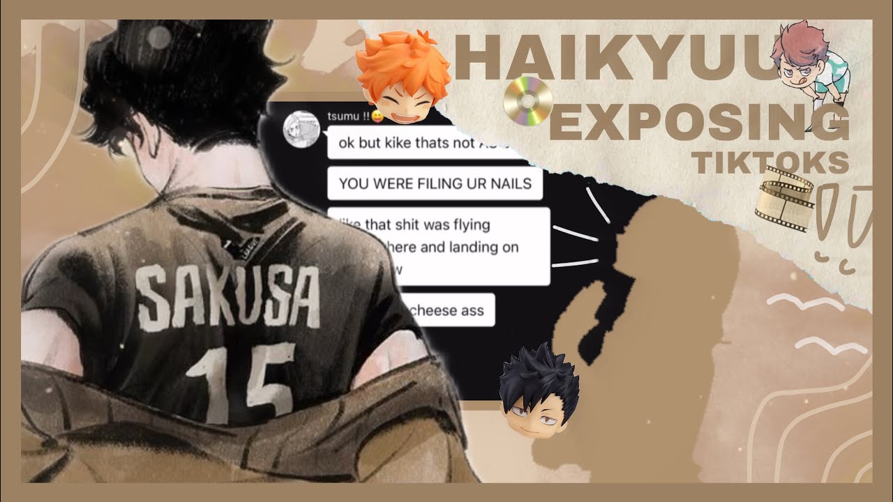 haikyuu texts | yukie exposes everyone's tiktoks ! | part three 🌟
