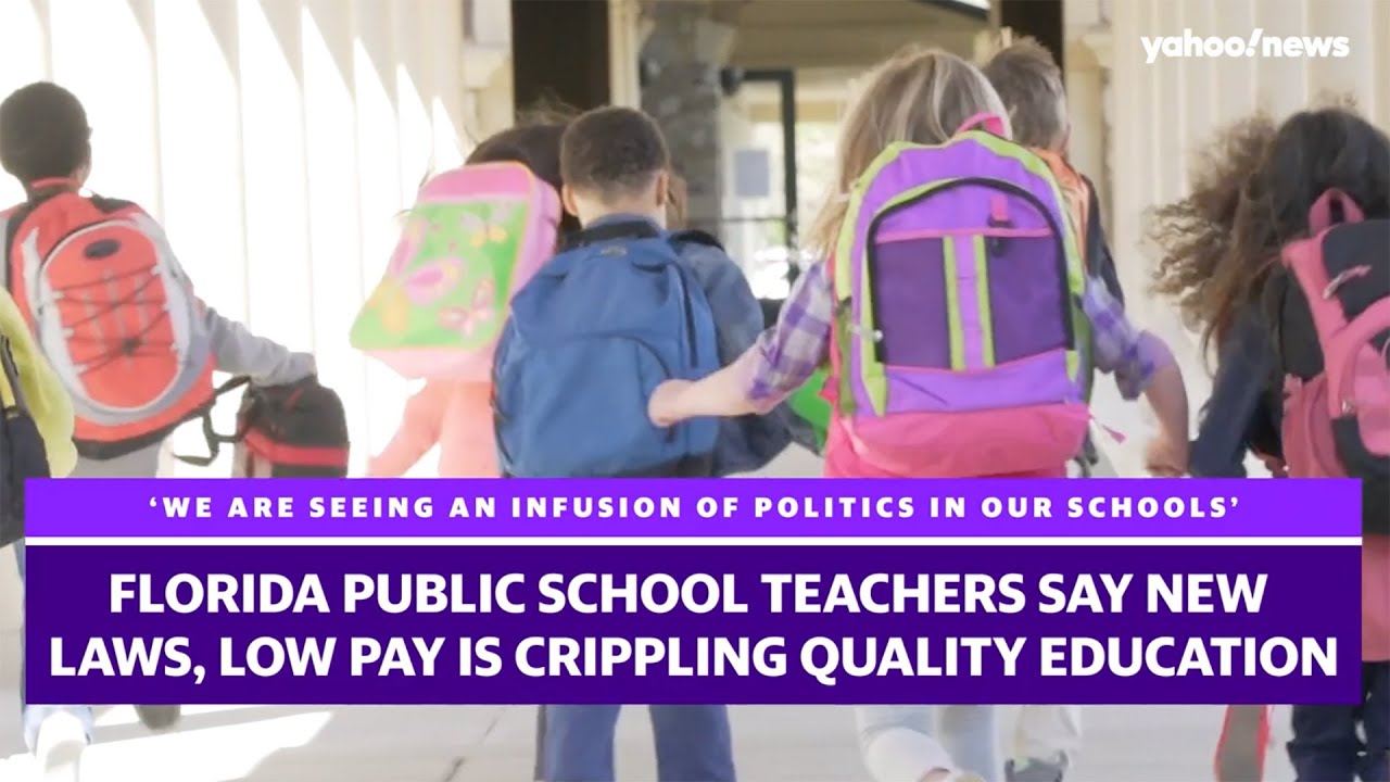Florida public school teachers say new laws, low pay are crippling quality education
